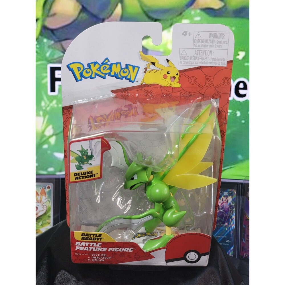 Scyther Pokémon Battle Figure Jazwares Articulated 2022 NIB